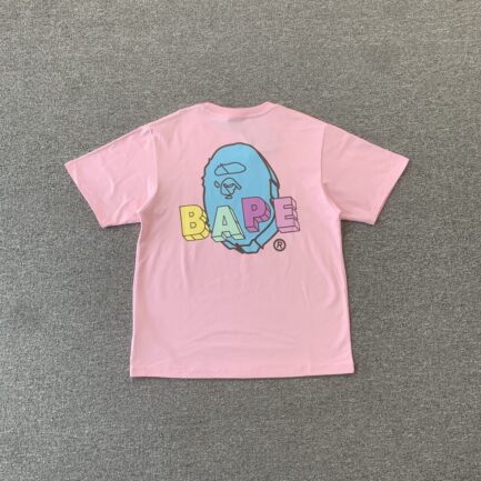 Bape Pink Logo Shirt