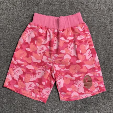 Pink Bape Logo Shorts